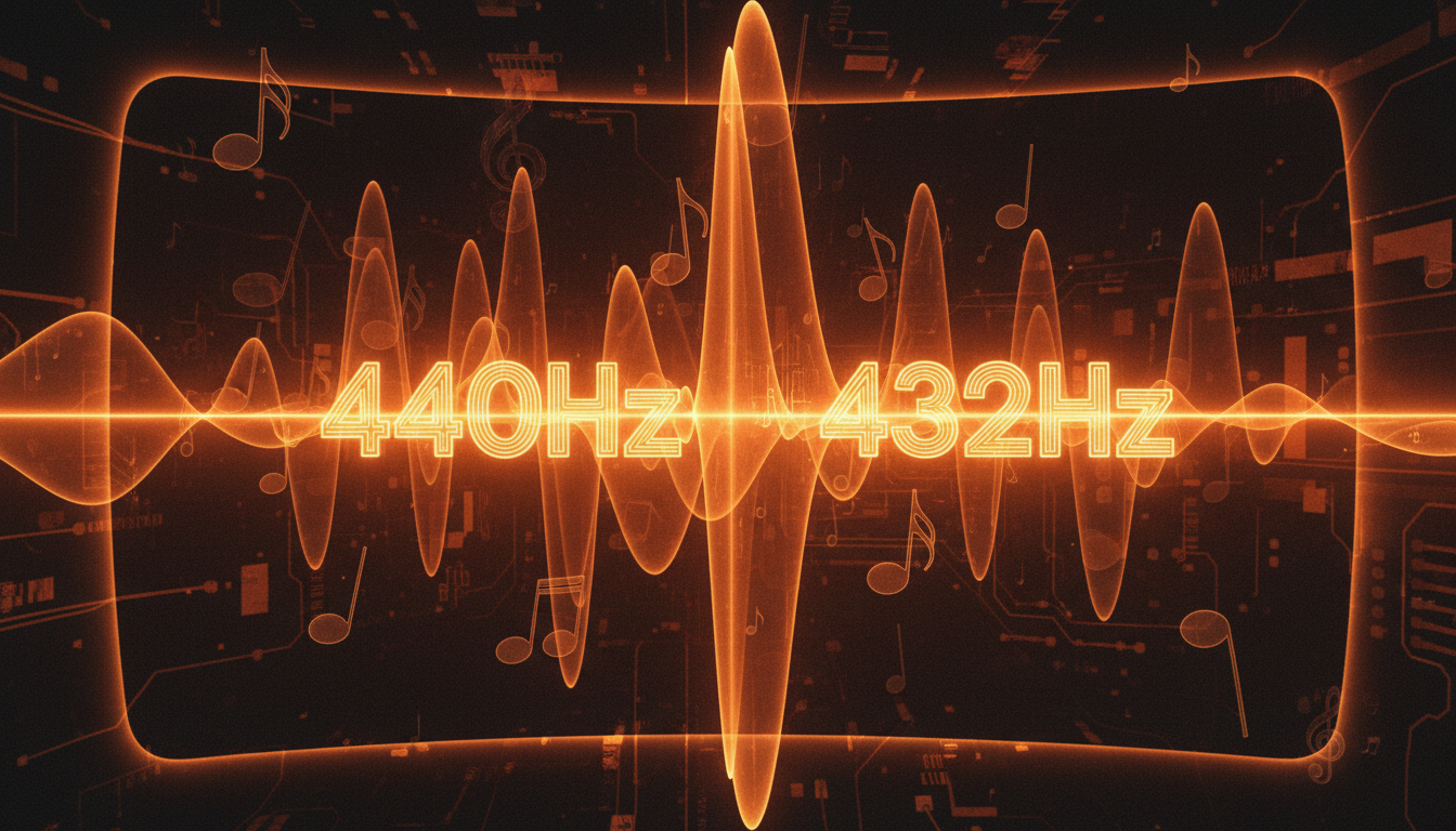 A História da Afinação: Por Que Usamos 440Hz e o Mistério dos 432Hz